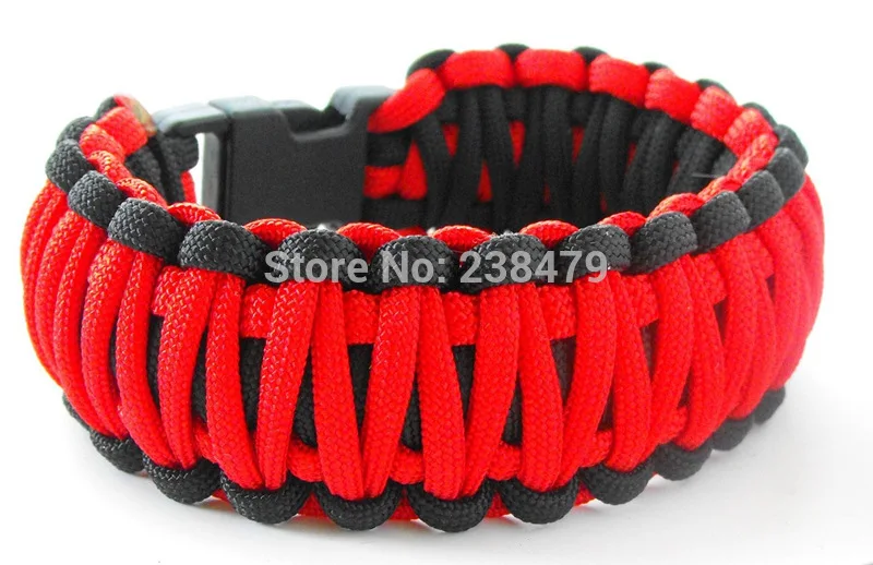 King браслет для выживания paracord(проверенный шнур на 550 фунтов)-6 размеров запястья-12 плюс цветов-переоснастка