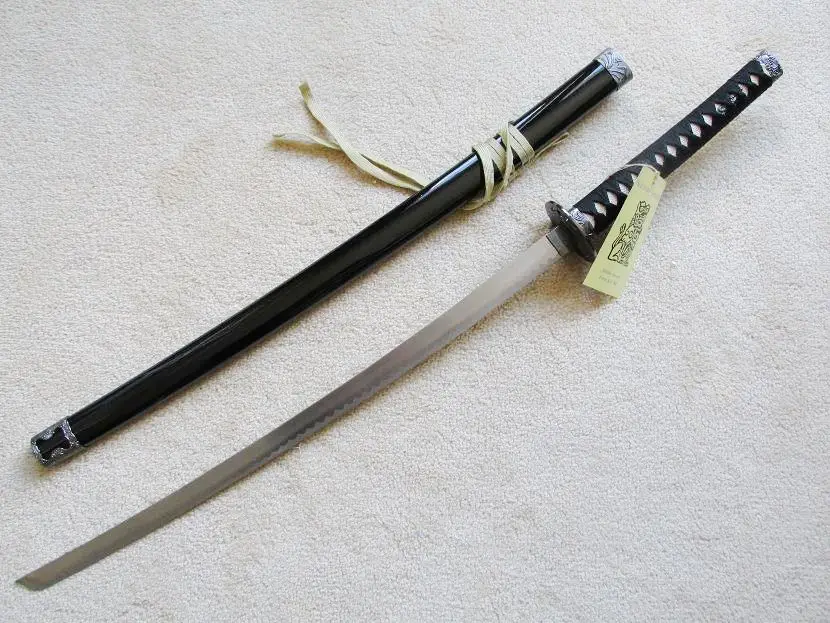 S0229 фильм KILL BILL SAMURAI BILL'S Фирменная кисть в виде меча HAMON STEEL BLADE 40"