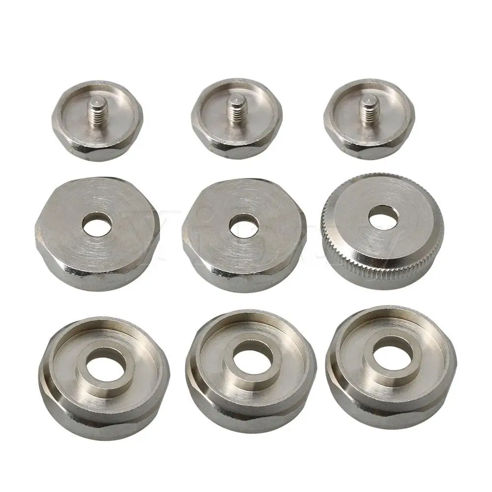 

Yibuy 3 Sets Bach Trumpet Upper Lower Cap Button Accessories Trumpet Trim Kit Trumpet Key Button Piston Valve Cap Screw