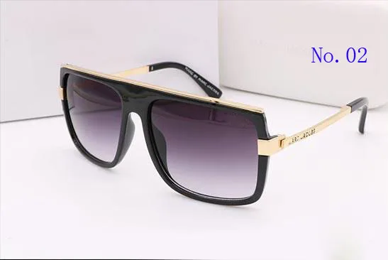Супер Горячие очки стильные мужские и женские солнцезащитные очки - Цвет линз: Черный