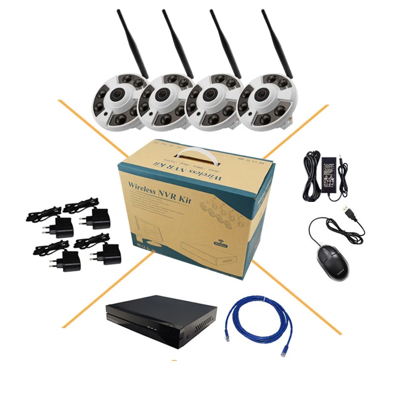 

Wifi wireless wide-angle 720P 1.0MP fisheye network IP camera indoor metal infrared night vision NVR P2P Onivif H.264 security m