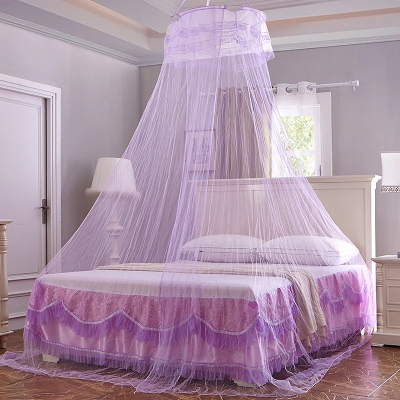 Round Hung Mosquito Net For Bed Canopy Adults Bedding Curtain Mesh