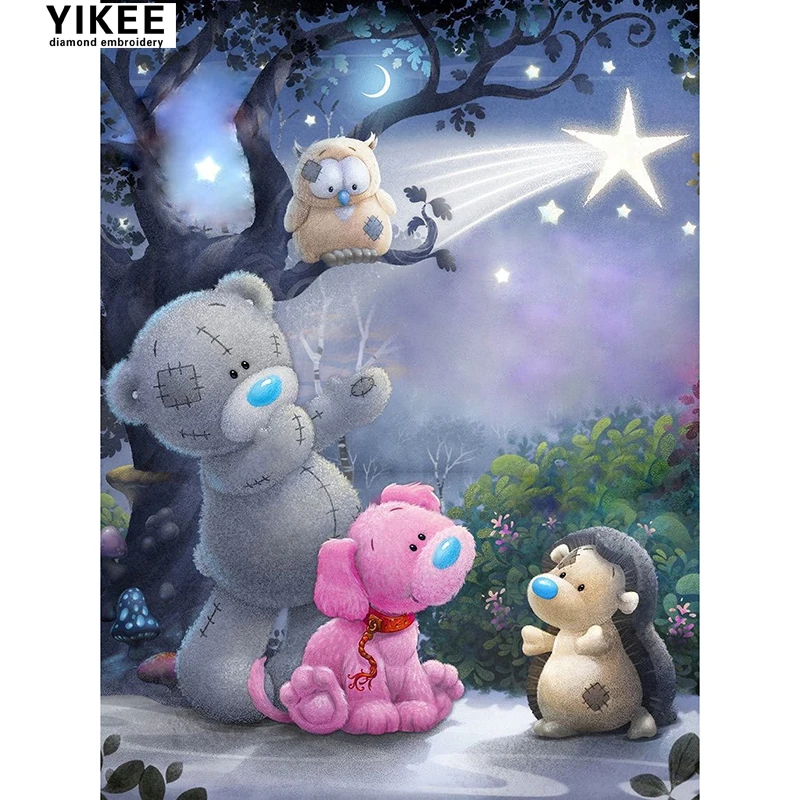 Алмазная Вышивка All sale bear full square стразы картины мозаика алмазная живопись