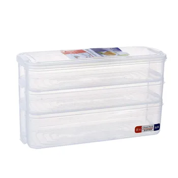 

Plastic Storage Refrigerator Bin Save Space Non-toxic Eco-friendly Healthy bread box organizer