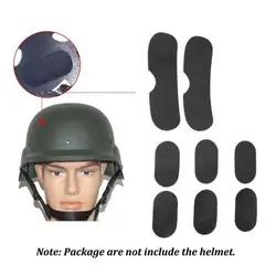 Защитные накладки на шлем EVA Экологичные быстросохнущие Защитные подушки Сменные аксессуары для скоростные шлемы с застежкой на липучке