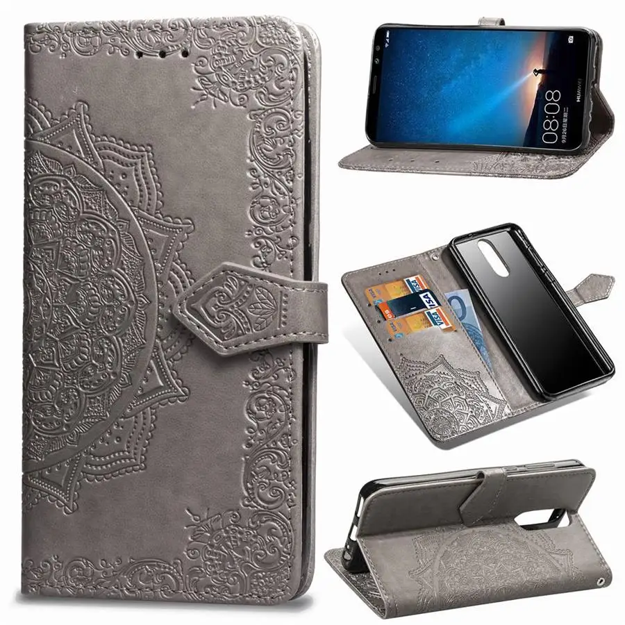 

For Huawei Y6 2018 Case Y5 2018 Case Flip Luxury PU Leather Phone Case For Huawei Mate 20 lite NOVA3i P20 Lite honor 6X Cover