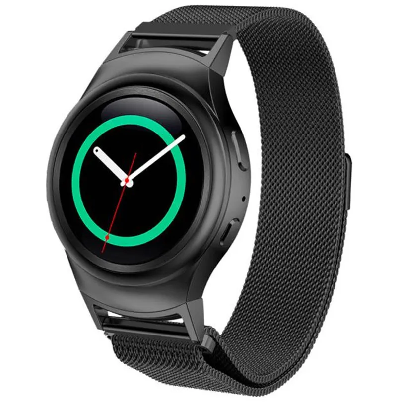 

2017 Milanese Magnetic Loop Stainless Steel Watch Band + Connector For Samsung Galaxy Gear S2 RM-720