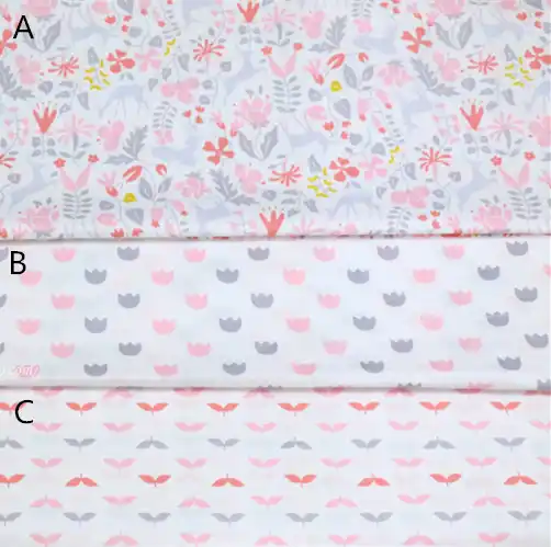 160cm 50cm Pink Deer Fl Cotton Fabric Nursery Infant Bed Fl Cotton Fabric Nursery Infant