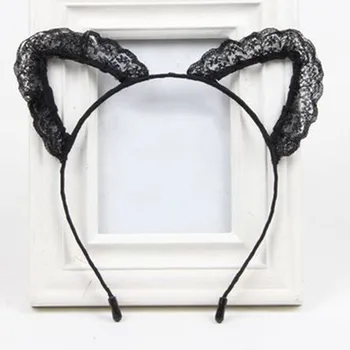 

Sexy Adult Women Cat Ear Headband Hair Hoop Night Fancy Dress Costume Hairband