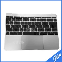 Origina 12 дюймов A1534 Серебряная подставка для рук для Macbook retina A1534 Topcase американская клавиатура с трекпадом