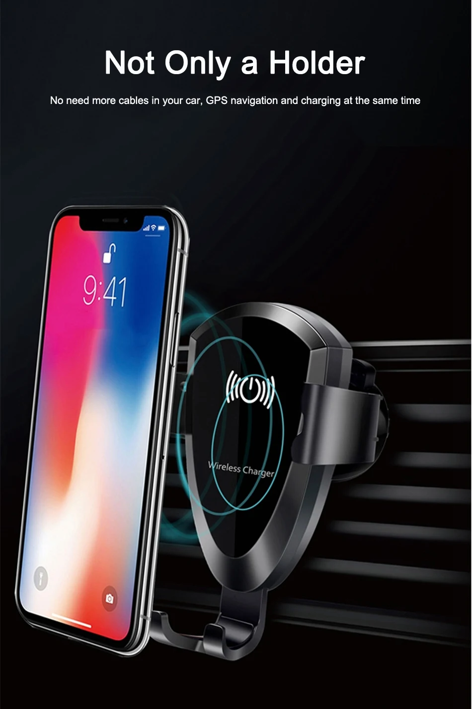 Wireless Car Holder Charger (2)