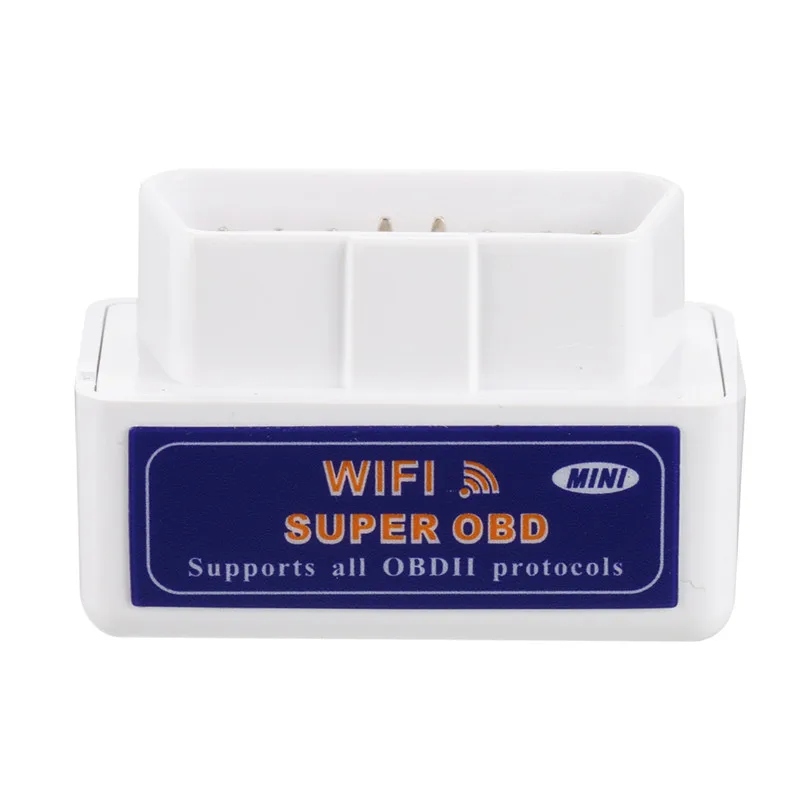 Super Mini Wifi ELM327 ElM 327 Wifi V1.5 OBD 2 II Car Diagnostic Tool OBD2 Scanner Interface Support Android & IOS System