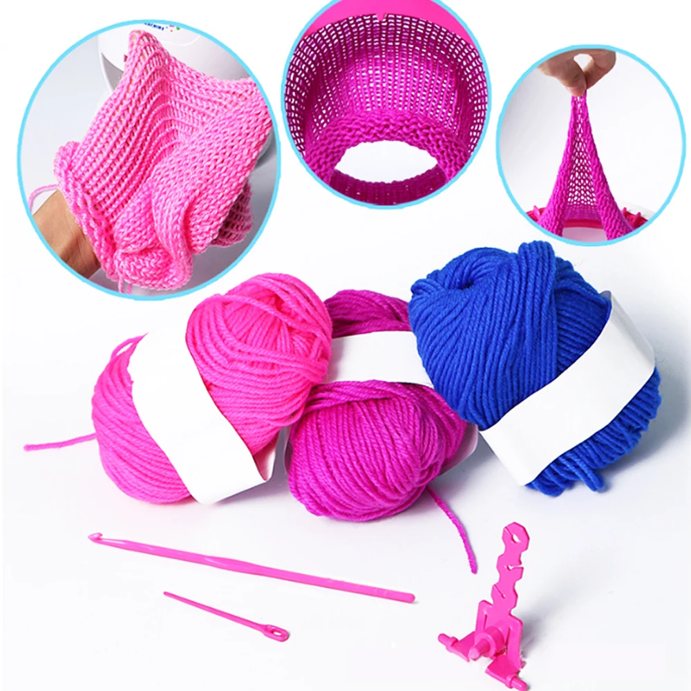 40 позиций иглы большой ручного вязания ткацкий станок вязать DIY шарф шляпа детские развивающие игрушки рождественские подарки
