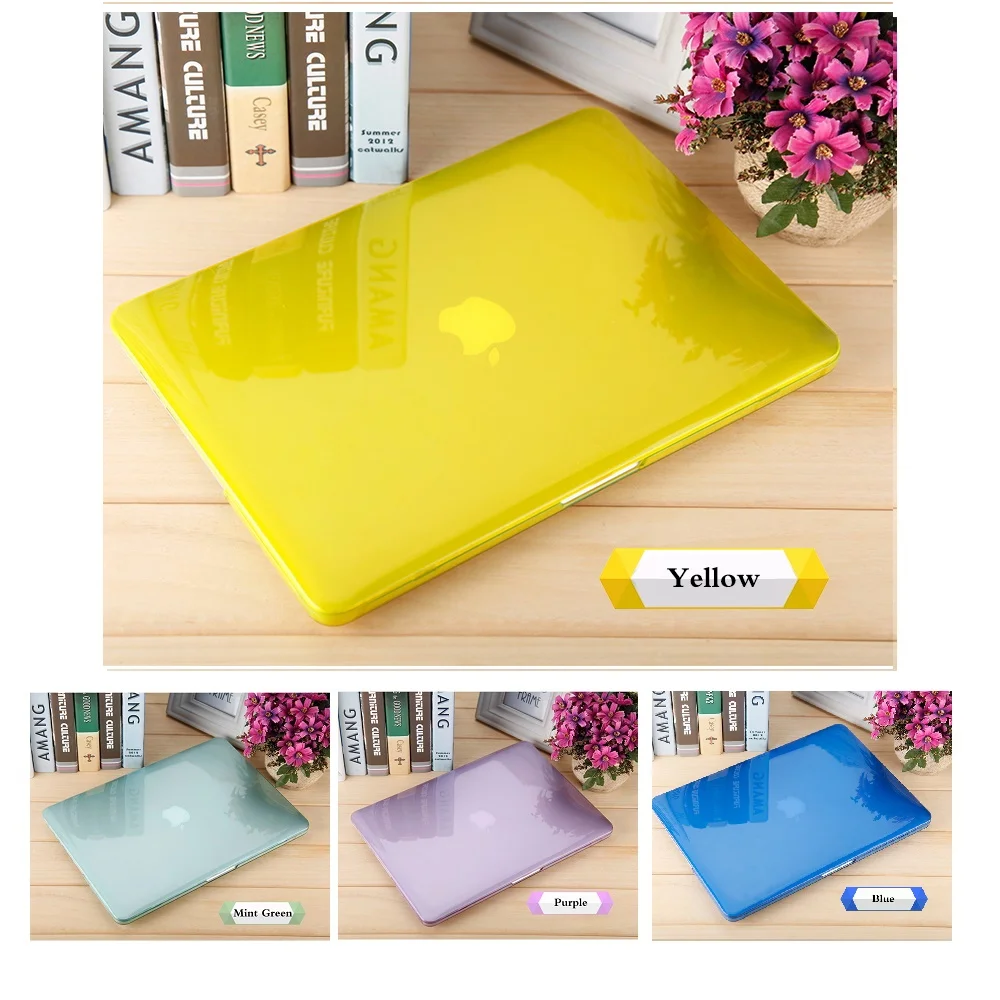 

New Crystal Clear Hard Cover Case Only For MacBook Pro 13 Inch with CD-ROM (Model: A1278,Version Early 2012/2011/2010/2009/2008)