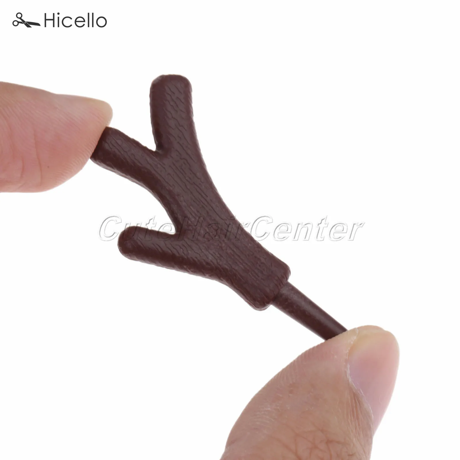 20PCS Plastic Branch Antlers Dear Horns 45*25MM White coffee DIY Hair Band Christmas Snowman Holiday Festival Party Decoration christmas decorations