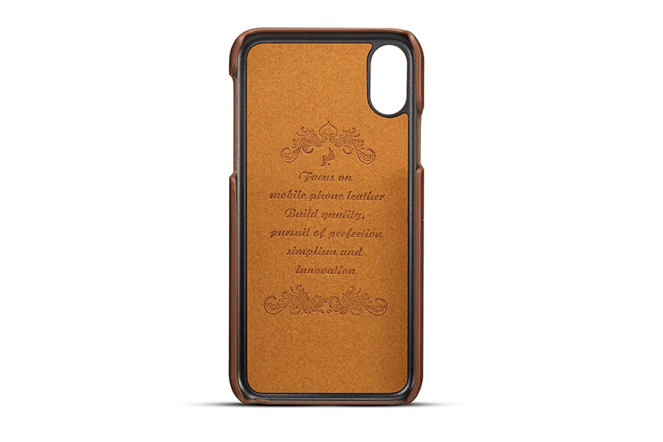 !ACCEZZ Luxury Cover Capa For iphone X XS XS MAX XR Leather Business Protective Back Cases Fundas Coque With Card Pocket Shell (7)