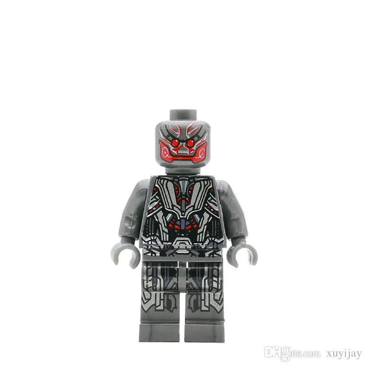 

Single Sale Ultron MARK MK46 HULK SUPER HEROES THE AVENGERS Assemble Minifig Model DIY Building Blocks Kids Toy Gift