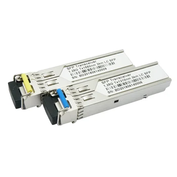 

120KM 1.25G WDM SFP Fiber Module 1490nm/1550nm SC/LC Compatible Router SFP