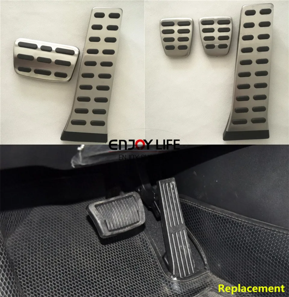 

AT&MT Gas Fuel Brake Clutch Foot Pedal Pad Cover For Hyundai ix35 2010-2014 /KIA Optima K5 10-15 / Kia Sportage R Sorento 11-15