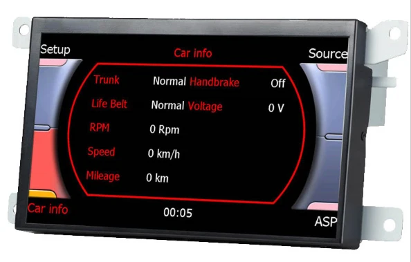 Cheap For Audi A4 Car GPS Navigation System Audio Player Video System with bluetooth touchscreen support steering wheel control 2