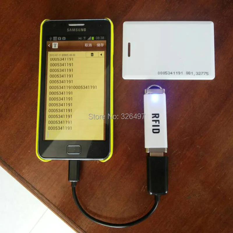 Набор мини USB 125 кГц RFID считыватель для iPad Android Mac Windows Linux+ 10 шт карт