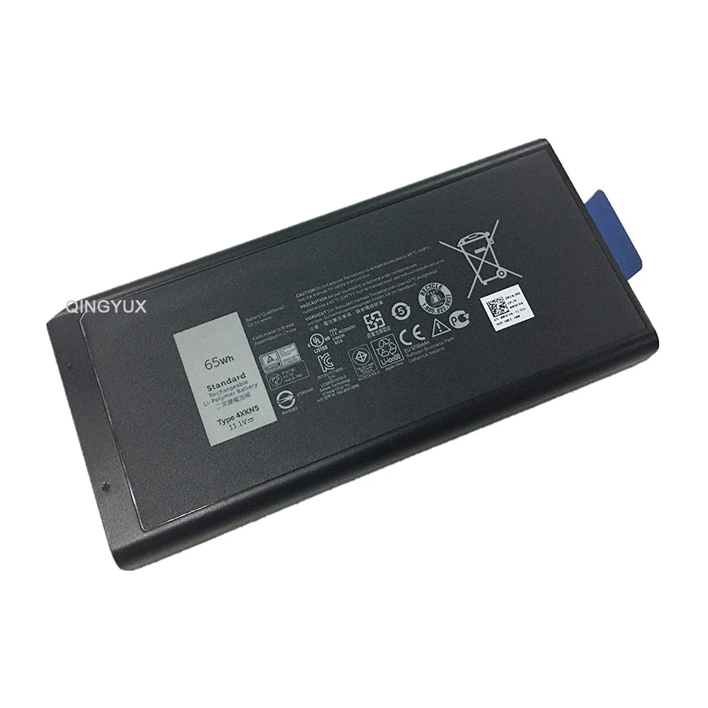 

QINGYUX New 11.1V 65Wh 4XKN5 CJ2K1 Laptop Battery for Dell Latitude E5404 E7404 X8VWF Series Notebook Battery Pack