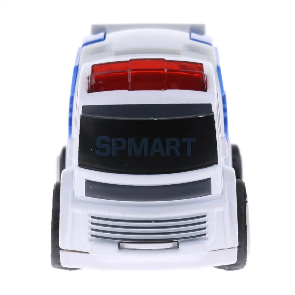 1:64 Scale Alloy Ambulance/Fire Truck Model Diecast Car Kids Children Vehicles Toy Collections Desktop Decor