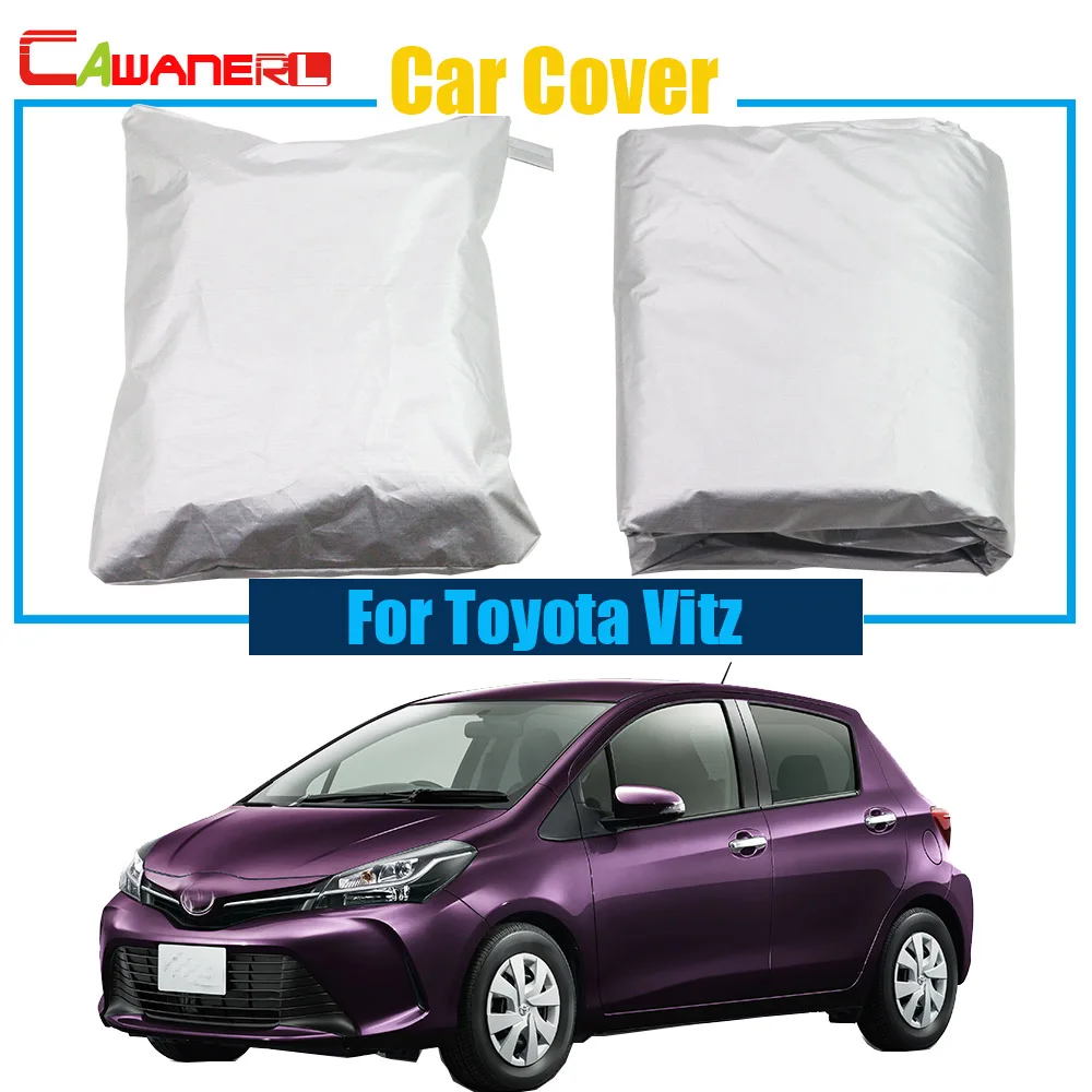 Cawanerl Car Cover UV Anti Snow Sun Rain Resistant Protection Cover For