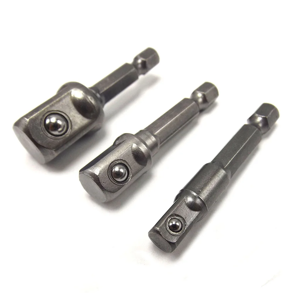 8Pcs / Set Cr-V Receptacle Adapter Connector 1/4 Hex Screwdriver Connecting Rod Sleeve Batch Convertible Joints 8Pcs / Set Cr-V Receptacle Adapter Connector 1/4 Hex Screwdriver Connecting Rod Sleeve Batch Convertible Joints