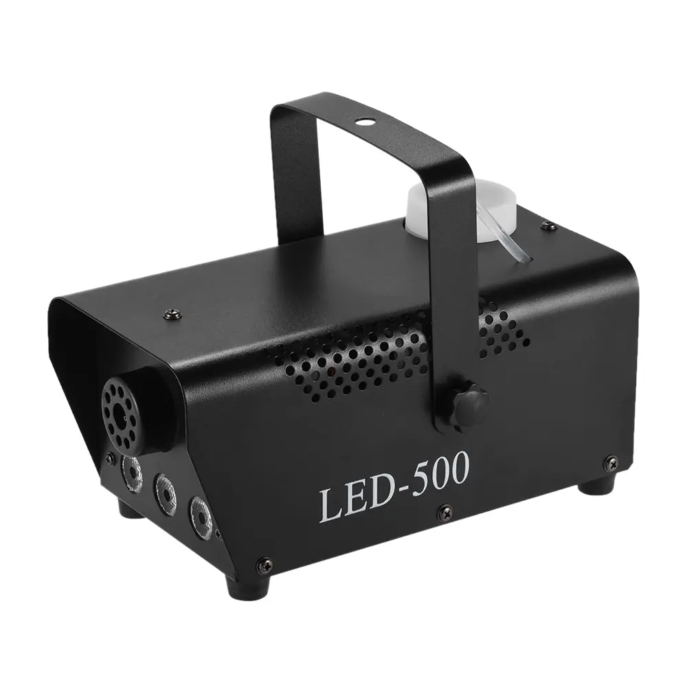 

400W Colorful Fogger Fog Smoke Machine with Jumping Change LED Color Lights(Red, Blue, Green) Wired Remote Contol