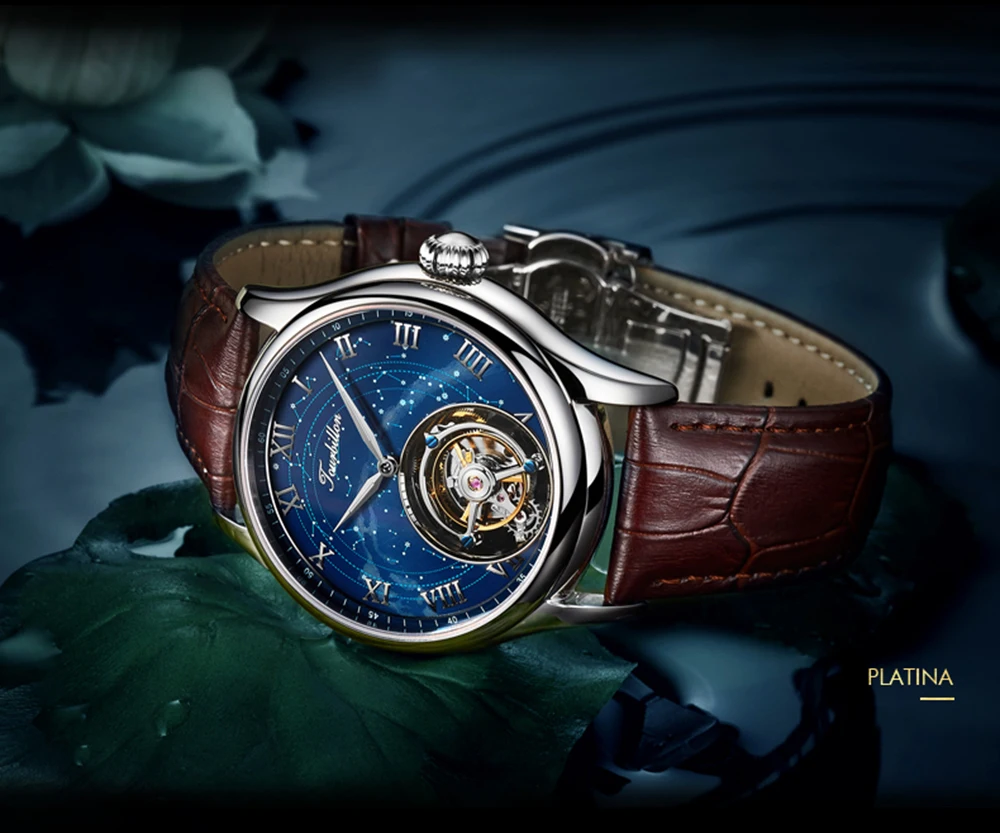 Настоящие турбийон мужские часы высшего качества настоящие турбийон часы мужские сапфировые механические часы Relogio Masculino