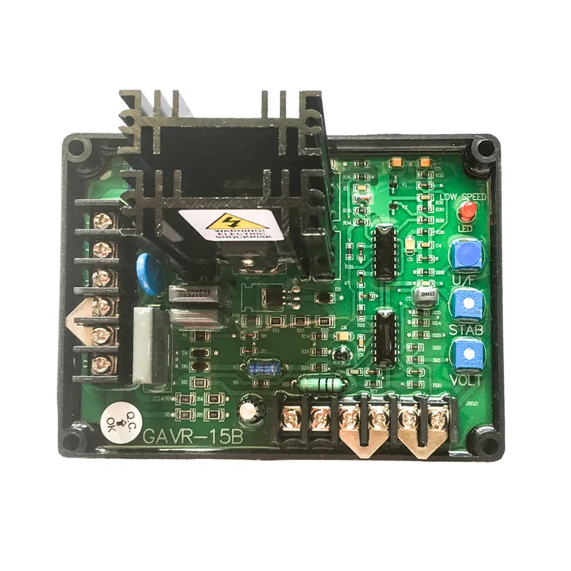 GAVR-15A Universal Brushless Generator Avr 15A Voltage Stabilizer Automatic Voltage Regulator (Blue capacitance) GAVR-15A Universal Brushless Generator Avr 15A Voltage Stabilizer Automatic Voltage Regulator (Blue capacitance)