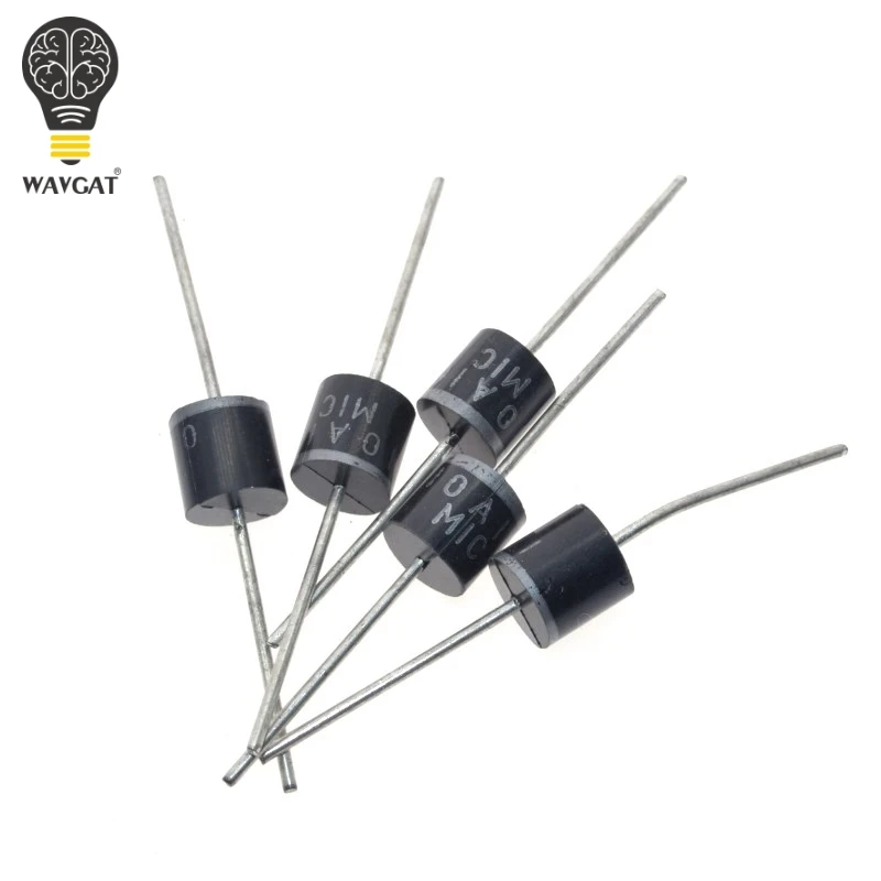 10PCS 10.0 AMP 10A10 SILICON RECTIFIERS Rectifier Diode 10A 1000V R-6 10.0 AMP SILICON RECTIFIERS