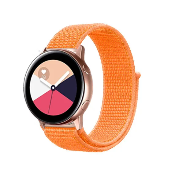 Переключатель, нейлоновый ремешок для наручных часов Xiaomi huami amazfit bip huawei часы GT 20/22 мм, ремешок для samsung Шестерни S3/S2 galaxy Watch active2 42 мм 46 мм