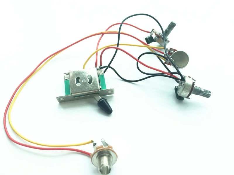 Professional Prewired potentiometer Wiring Harness with A 500K B 500K