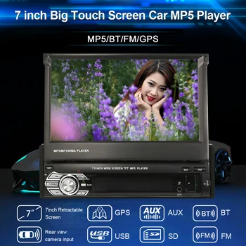 

7inch Car multimedia Player Car Stereo Radio Player GPS Navigation Retractable MP5 Player