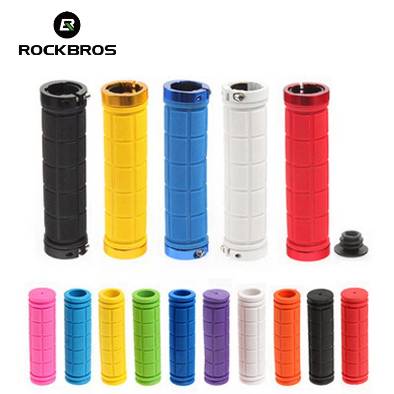 RockBros Bike Bicycle Grips Rubber MTB Mountain Bike Handlebar Grips