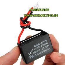 

2PCS/LOT CBB61 Starting Capacitor 5% 6UF 450V AC 50/60HZ Line 10cm Fan/Motor Starting Capacitor