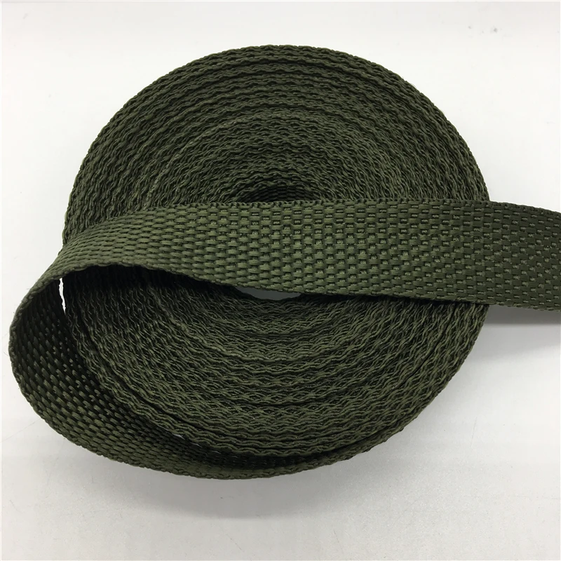 5yards 3/4Inch (20mm) Army green Strap Nylon bing Knapsack Strapping