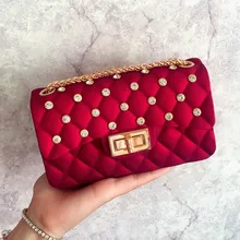 Новинка, известный бренд, кожаные сумки-мессенджеры, бриллиантовая роскошная сумка на плечо, стеганые дизайнерские сумки, женская сумка, винтажная Желейная упаковка