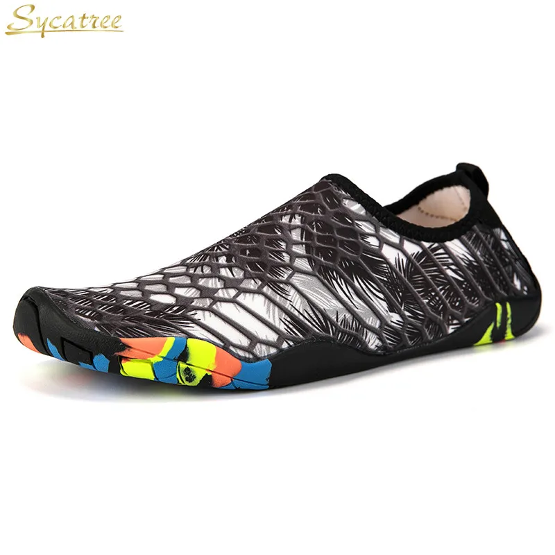 

Sycatree Unisex Aqua Water Shoes Men Women Couples Lightweight Quick-drying Wading Shoes Breathable Dance Swim Surf Yoga Shoes