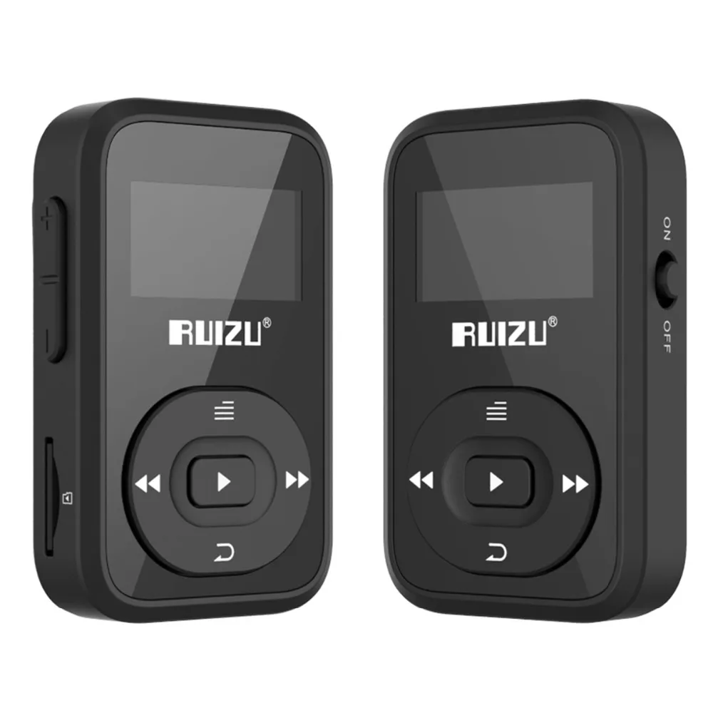 RUIZU X26 MP3 плеер Bluetooth MP3 музыкальный плеер Walkman 64 Гб Micro SD Поддержка WAV WMA WAV APE FLAC TXT воспроизведение запись fm-радио