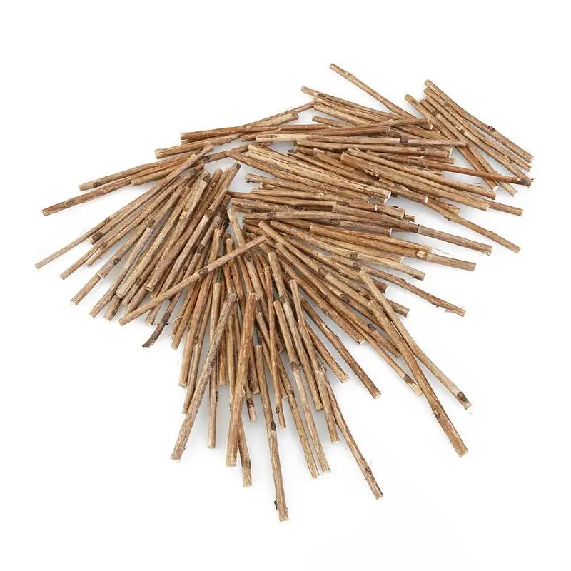 100 шт 10 см длиной 0,5-0,8 см деревенские деревянные палочки для поделок своими руками деревянные палочки для дома, сада, свадебной вечеринки