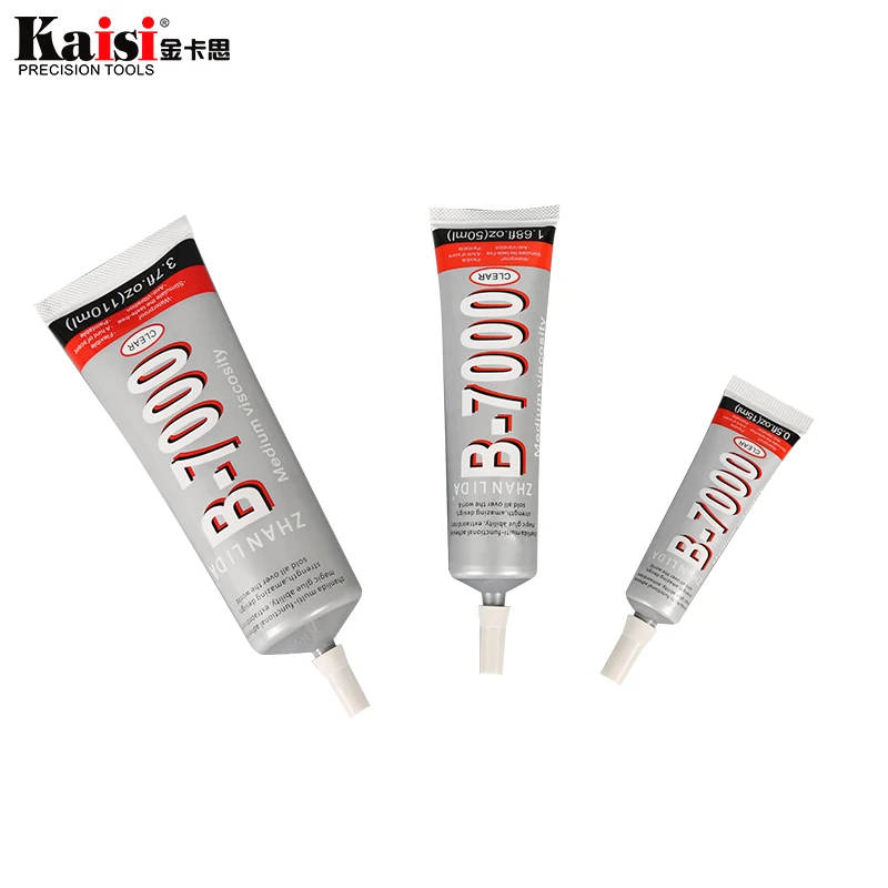 

3pcs Multipurpose adhesive B7000 universal glue Diy Crafts B 7000 for iPhone samsung LCD Touch Screen middle Frame housing Glue