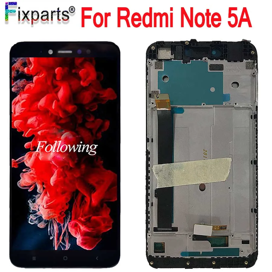5.5&quot 720x1080 IPS Display For Xiaomi Redmi Note 5A LCD Touch Screen With Frame Prime Y1 / Lite | Мобильные телефоны и