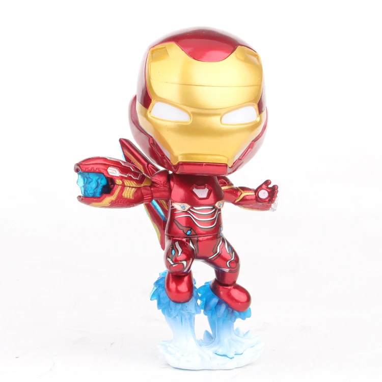 

Super Hero Mk50 Shake Head Ironman 14cm Action Figures Toys #n386 Brinquedo Toy Girl Boy Christmas Gift
