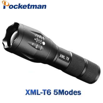 

LED Flashlight 6200 Lumnes XM-L T6 LED Tactical Flashlight Torch 5Mode Zoomable Flashlight Waterproof Torch Light lanternas