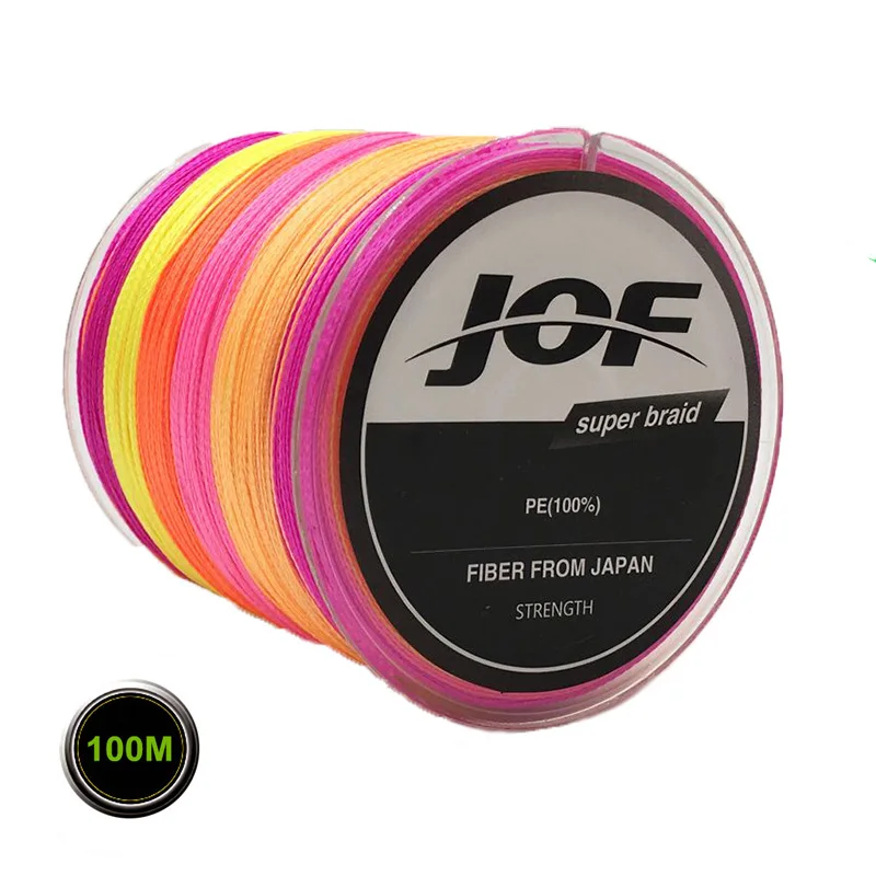 4 Strands 100M 8-100LB PE Multifilament ...