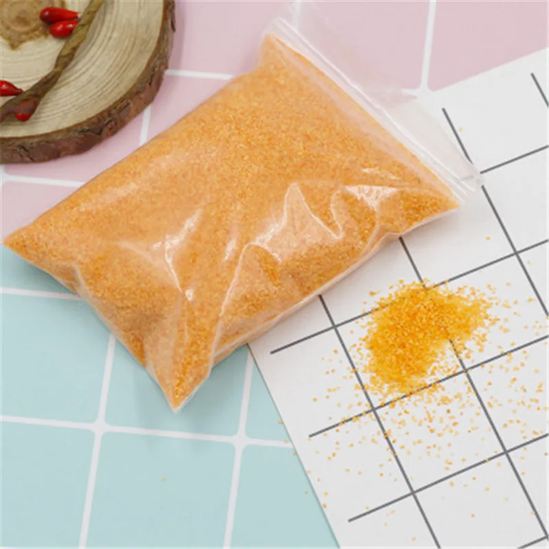 

Slime DIY Supplies Water-insoluble Sand 100g Loaded Children's Educational Toys Colored Sand Floating Sand Magical Wet Sand