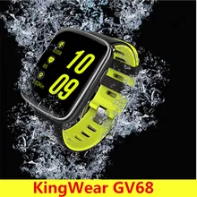Original KingWear GV68 Smartwatch IP68 Waterproof Bluetooth 4.0 Heart Rate Monitor Remote Camera Pedometer For Android IOS